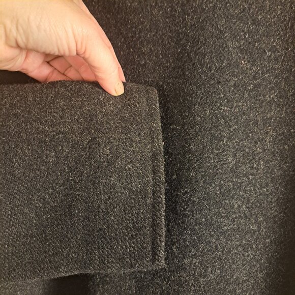 Eddie Bauer Wool Coat - WM - Charcoal - Picture 7 of 9
